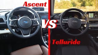 2020 Kia Telluride Interior vs 2020 Subaru Ascent Interior