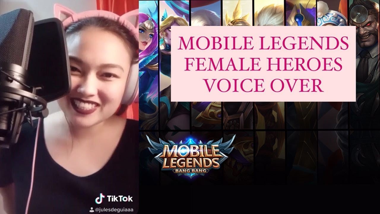 MOBILE LEGENDS FEMALE HEROES VOICE OVER - YouTube