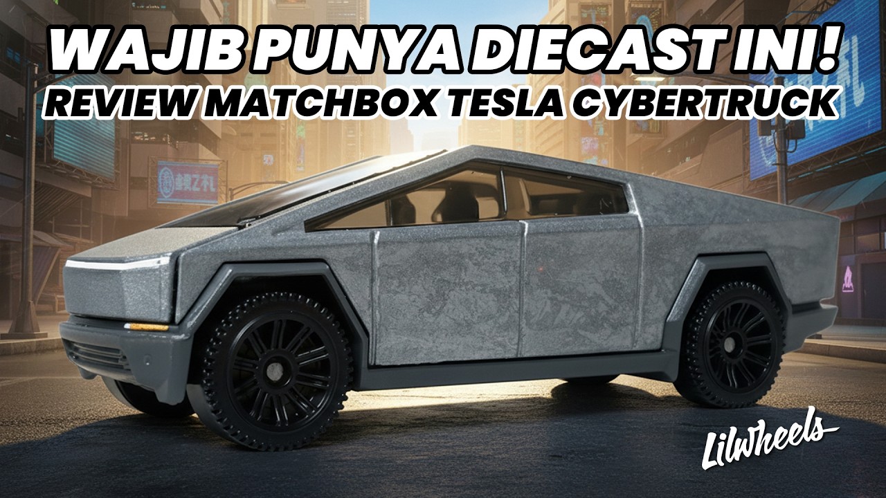 Unboxing & Review Matchbox Moving Parts Tesla Cybertruck - Worth It Gak?
