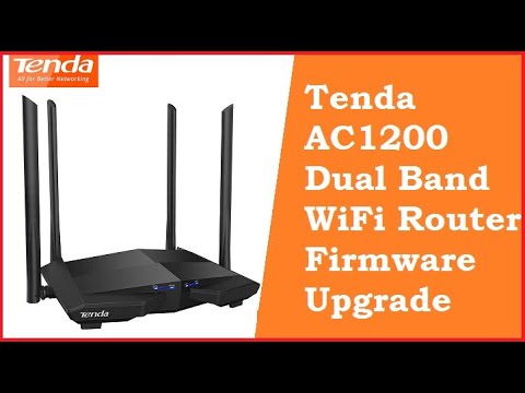 insulator kalligrafi Pligt Tenda AC1200 Dual Band WiFi Router Offline firmware upgrade - YouTube