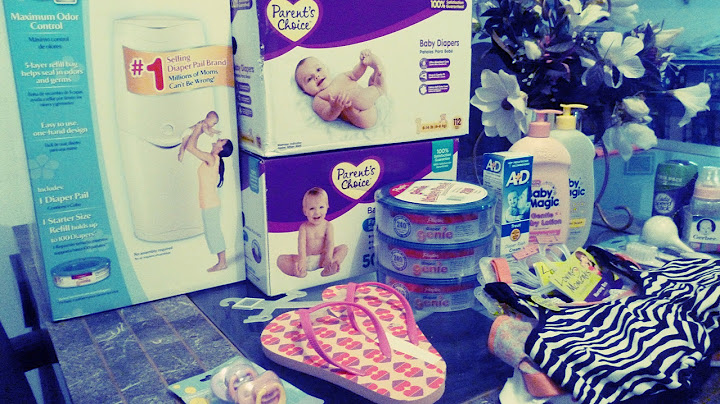Las primeras compras para mi bebé