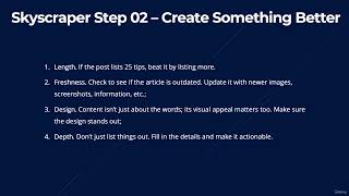 48  Link Building Strategy 06   Skyscraper Technique - The Ultimate SEO Training 2022