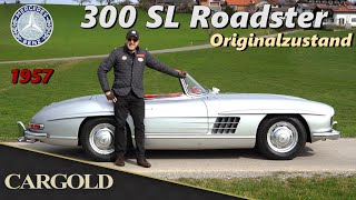 Mercedes 300 SL Roadster, 1957, frühes Auto mit fantastischen Details und Erstleder