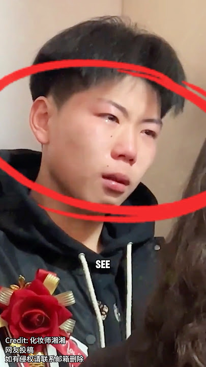 The younger brother's reaction when he saw his sister getting married.#shorts #reaction #love