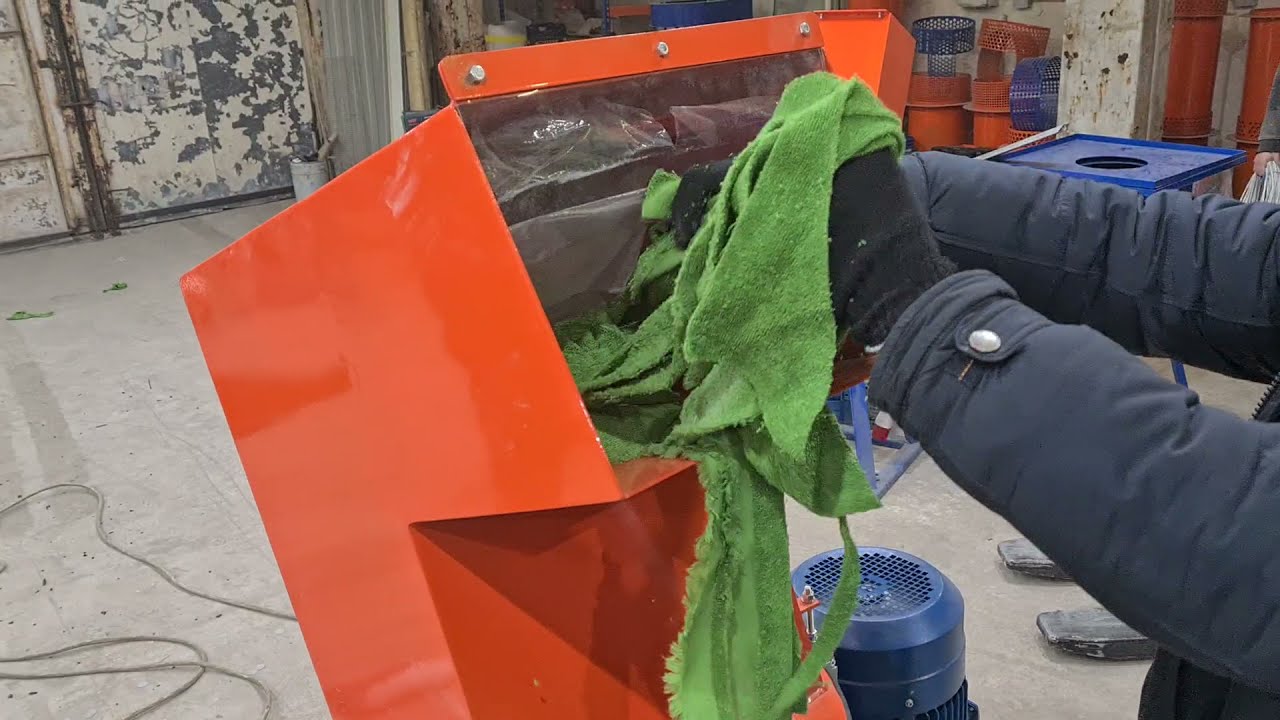 Измельчитель дробилка ткани МИ-600+ с пневмотранспортом