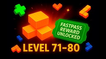 Wood Block Jam - Level 71 - 80 Solved! 🔓 | Fastpass Reward Unlocked!