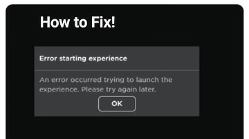 Roblox Error starting experience | An error occurred trying to launch the experience. Roblox Down