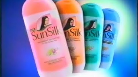 SunSilk Nutrient Shampoo for Dry, Flyaway Hair "Singer" 30s - Philippines, 1999