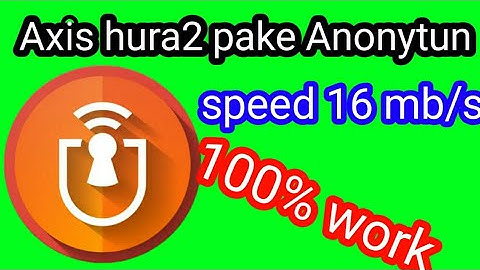 Axis Hura2 pake Anonytun wuss