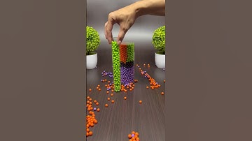 🐧 Mind Soothing Reverse Beads ASMR | Satisfying Color Flow #satisfying #hypnoticloop #asmr