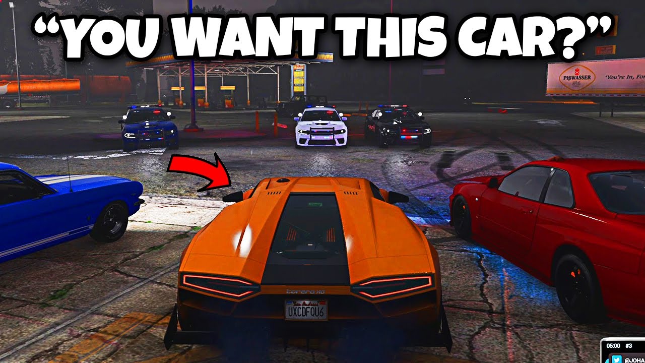 AnthonyZ ставит на кон свой S++ LAMBO и бросает вызов полиции! | GTA 5 RP NoPixel
