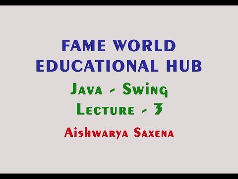 3 - SetLocation, SetSize, SetBounds In JFrames -  Swing Tutorial Series