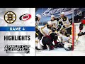 NHL Highlights | First Round, Gm4: Bruins @ Hurricanes - Aug. 17, 2020