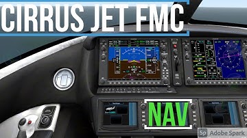 GARMIN/FMC OF THE CIRRUS SF-50 | How to NAV in the Cirrus? | X-Plane Mobile Global