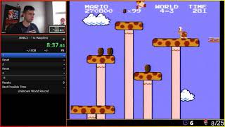 *1ST Completed Run* Super Mario Bros. 11x Warpless 3:46:40