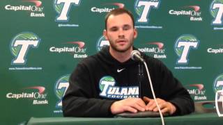 Tulane's Aaron Golub talks about being first legally blind player in NCAA history | Video