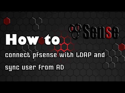 [Pfsense] How to connect pfsense with LDAP and sync user from AD
