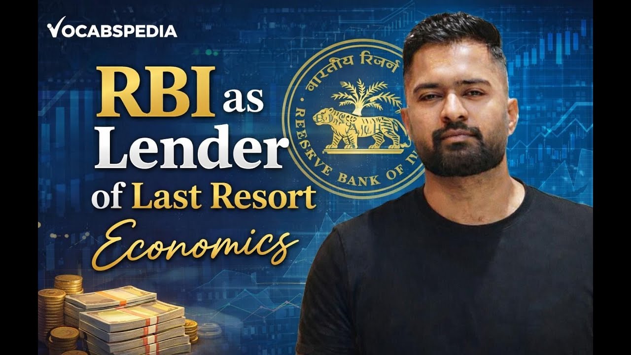 Lender of Last Resort | RBI and its Functions | Economics | Degree Prelims 2026 | VOCABSPEDIA
