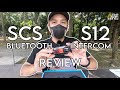 SCS ETC S12 | Motorcycle bluetooth intercom with video recording | Review