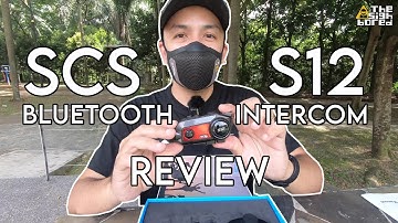 SCS ETC S12 | Motorcycle bluetooth intercom with video recording | Review