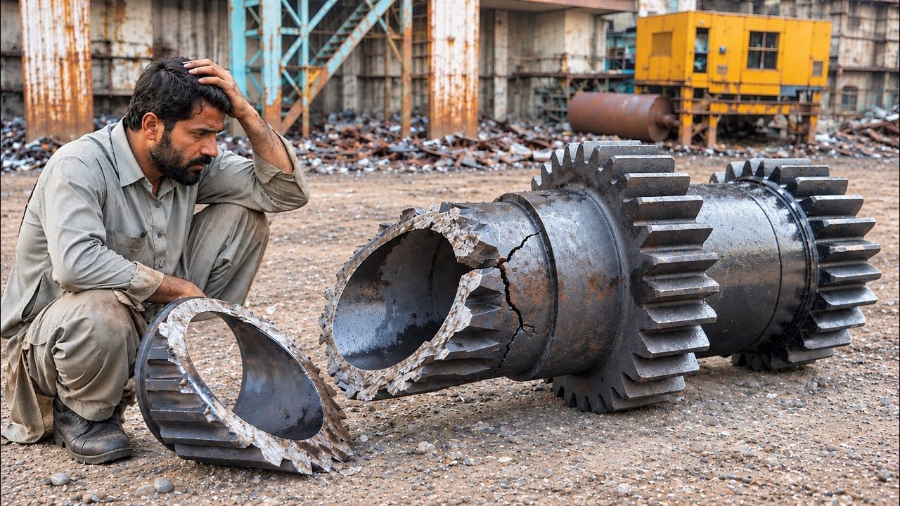 サベージキャタピラー整備できる方 How to Repair a Severely Damaged Caterpillar Gear|Unbelievable