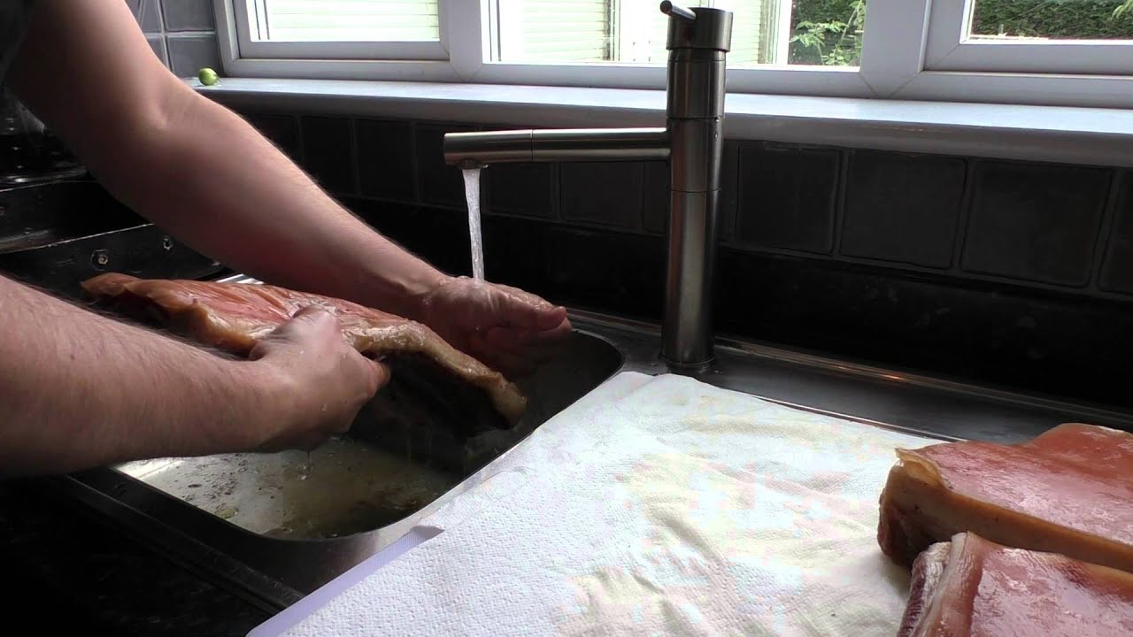 do you wash bacon before cooking