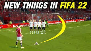 10 NEW THINGS THAT CAN HAPPEN IN FIFA 22