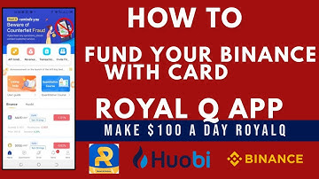 Royal q Robot - How To Fund Your Binance Wallet Account With Credit Card