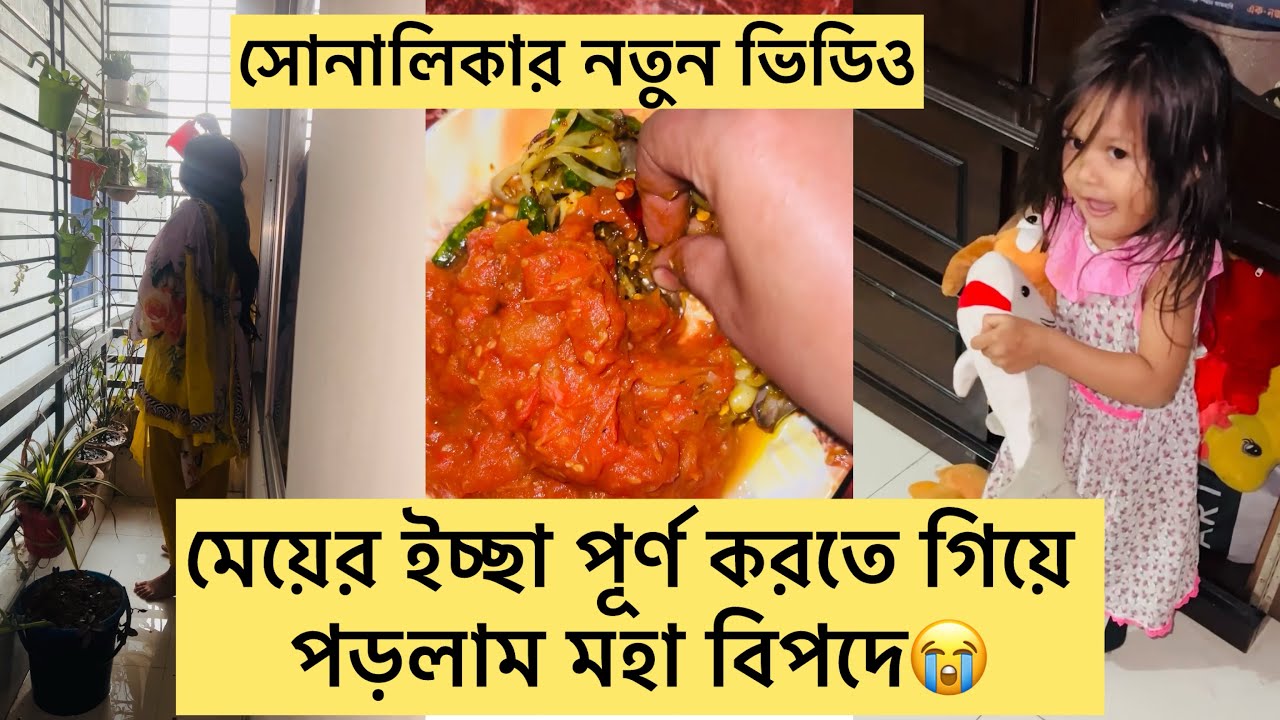 এ কোন বিপদে ফেললো রে বাবা/ সোনালিকার নতুন ভিডিও