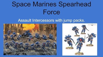 Assault intercessors with Jump Pack unit review.
