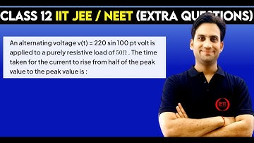 An alternating voltage v(t) = 220 sin 100 pt volt is applied to a purely resistive load of 50 Ω. The