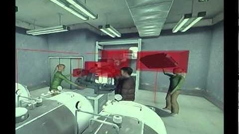 5 person collaborative Virtual Reality simulation