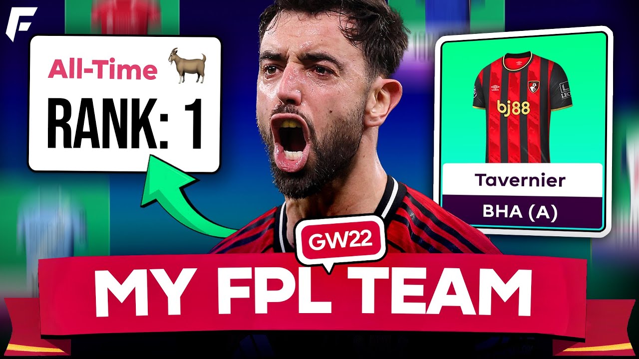 FPL GW22 TEAM SELECTION ✅ #1 FPL MANAGER! 🏆