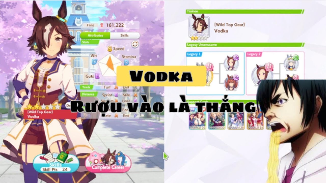 [Uma Musume Pretty Derby] Vodka thì phải có Vodka - YouTube