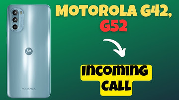 Motorola G42, G52 Incoming Call Problem Fix
