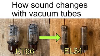 【English subtitles available】Modified 1968 Marshall! Difference in sound between KT66 and EL34!