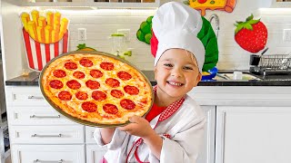 Aprende a cocinar pizza con Chris y mamá