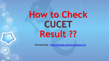 Simple steps to find CUCET 2017 Results