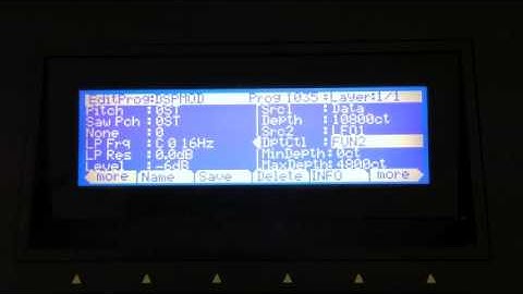 Kurzweil PC3: Tutorial 3 -- VA Modulation and Settings