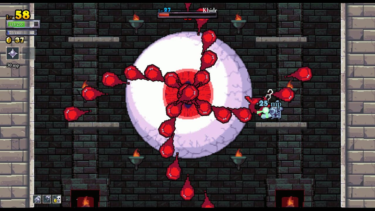 Rouge Legacy - 1st boss defeated (The Gatekeeper Khidr)