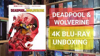 DEADPOOL AND WOLVERINE 4K ULTRA HD BLU-RAY UNBOXING + MENU