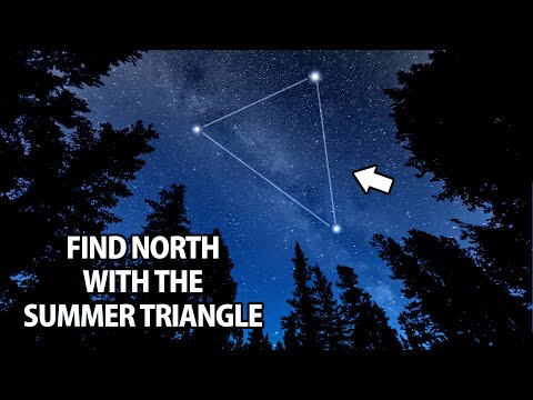 Find North With The Stars The Summer Triangle Celestial Navigation Northern Hemisphere