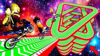 Roblox Aqil Zulkiflee Triangular Spiral Parkour Challenge - GTA5 P2