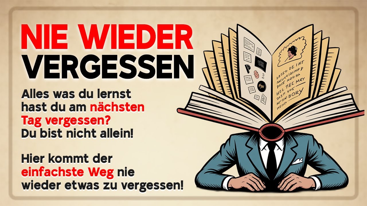 DEUTSCH LERNEN und NIE WIEDER VERGESSEN | Für Anfänger (A1-B2)
