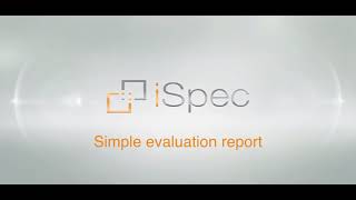 iSpec 10 Training - Simple evaluation report