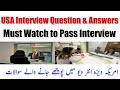 Usa interview questions and answer  usa tourist b1 and b2 visa interview questions  answers