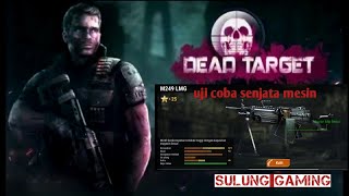 Dead zombie target uji senapan mesin M249 LMG screenshot 4