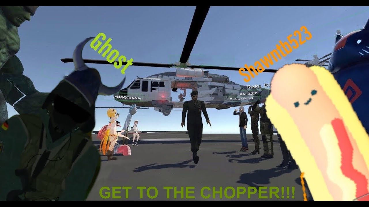 Vrchat Get To The Chopper! - YouTube