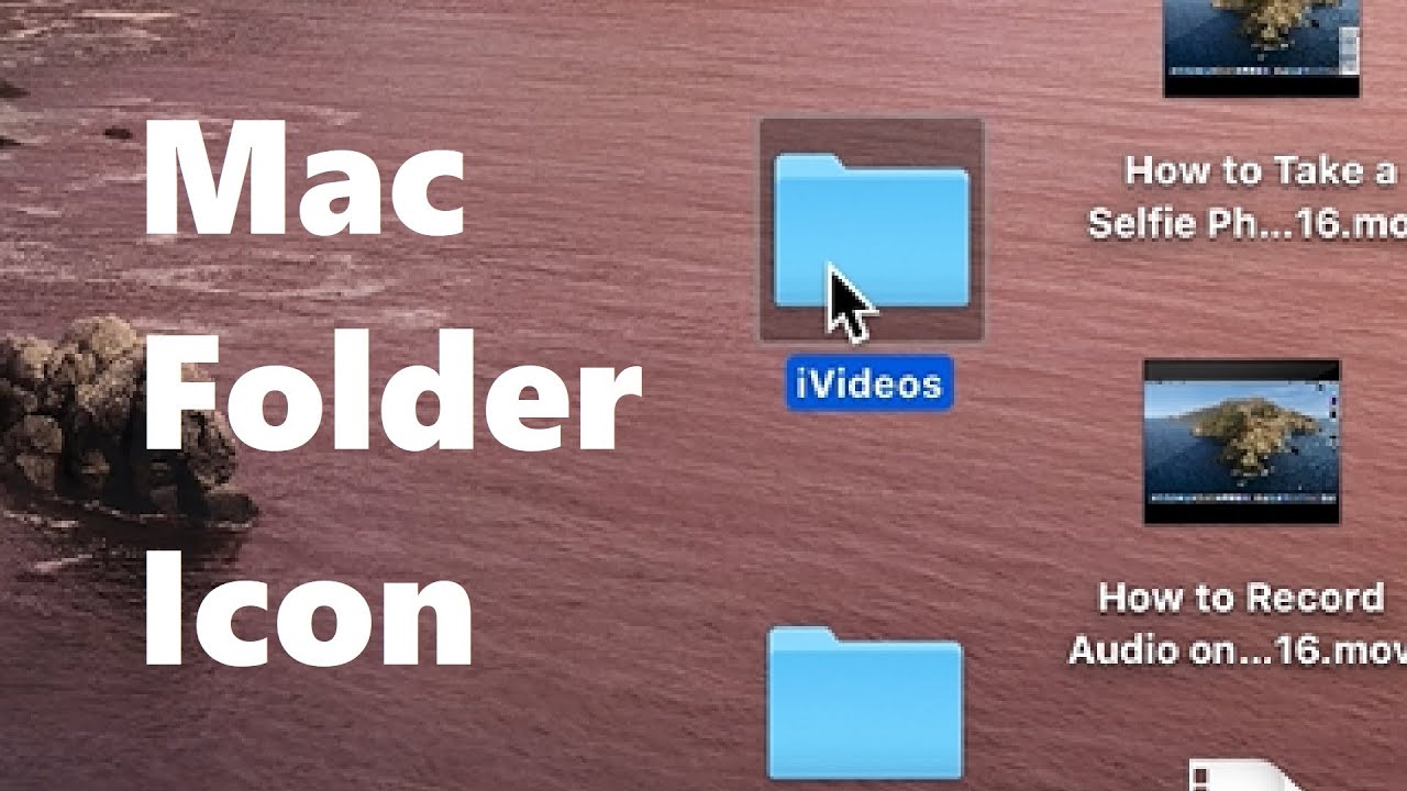How To Change Folder Icon Picture MacBook YouTube