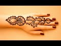 Beautiful Back Hand Mehndi Design | Arabic Mehndi Design Step By Step